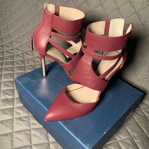 Pour La Victoire Heels seize 9 color : burgun